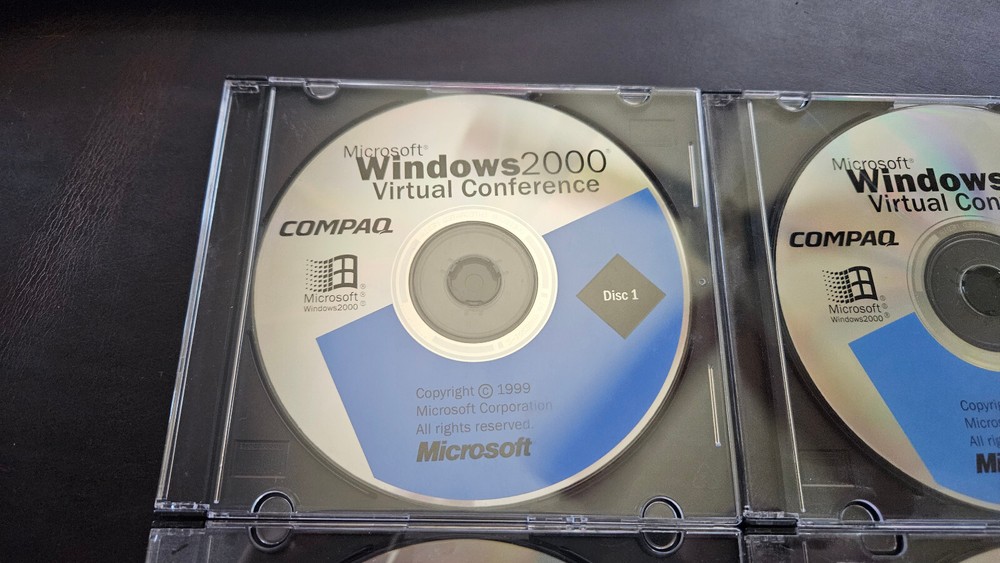 Windows 2000 Virtual Conference 6 Disk Set + Bonus Disk Issued in New Orleans