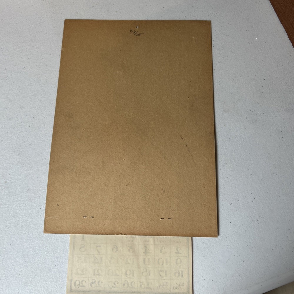 Original 1934 NORMA Ammunition & Components Sign / Calendar