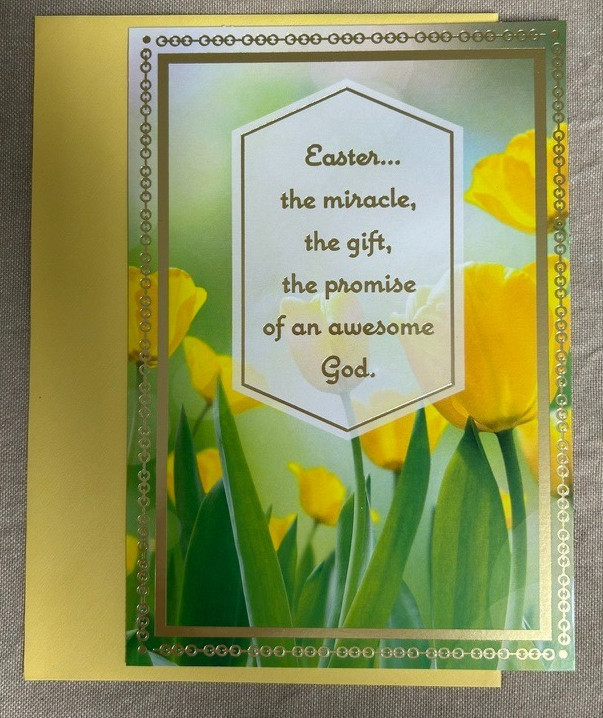 Happy Easter Greeting Card & Envelope ~ Easter...  ~ Religious