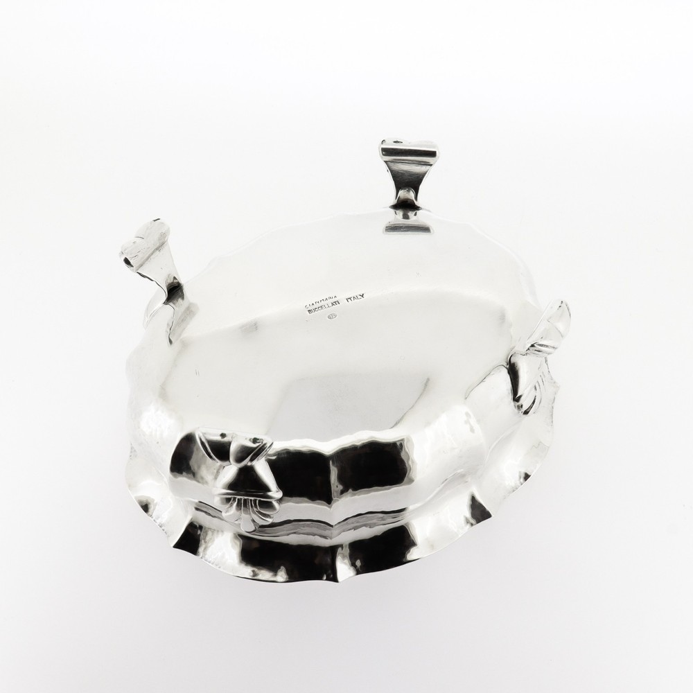 Vintage 5" Buccellati Sterling Silver Footed Bowl