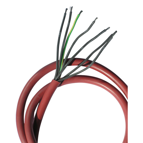 Silicone cable SIHF-JZ 7 x 2.5 mm² - 1 meter