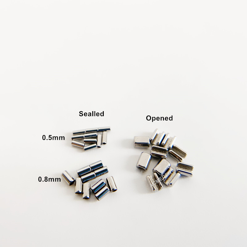 100Pcs Dental Mini Stops Crimpable Stop Hooks Archwire Stopper Closed Open Type