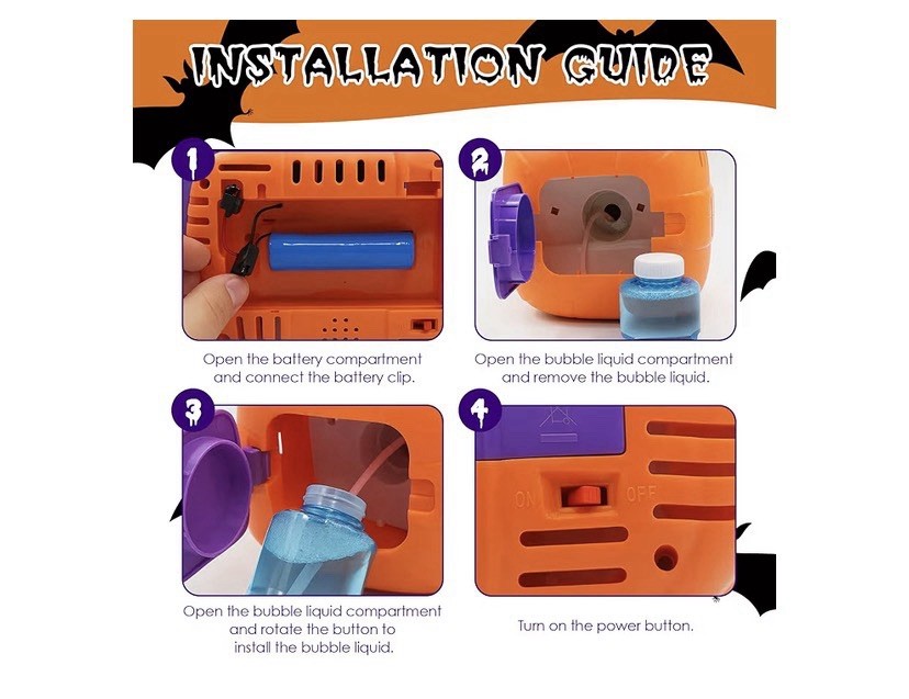 Pumpkin Bubble Maker