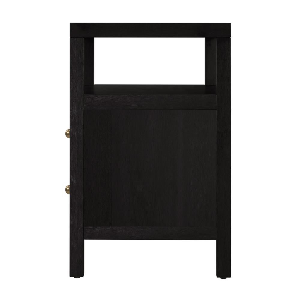 Nora 2-Drawer Nightstand, Coffee