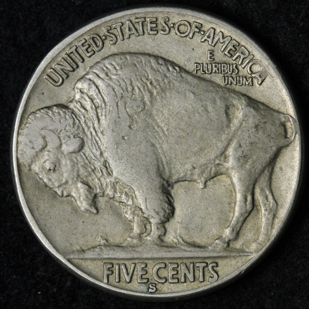 1929-S Buffalo Nickel AU E224 UCM