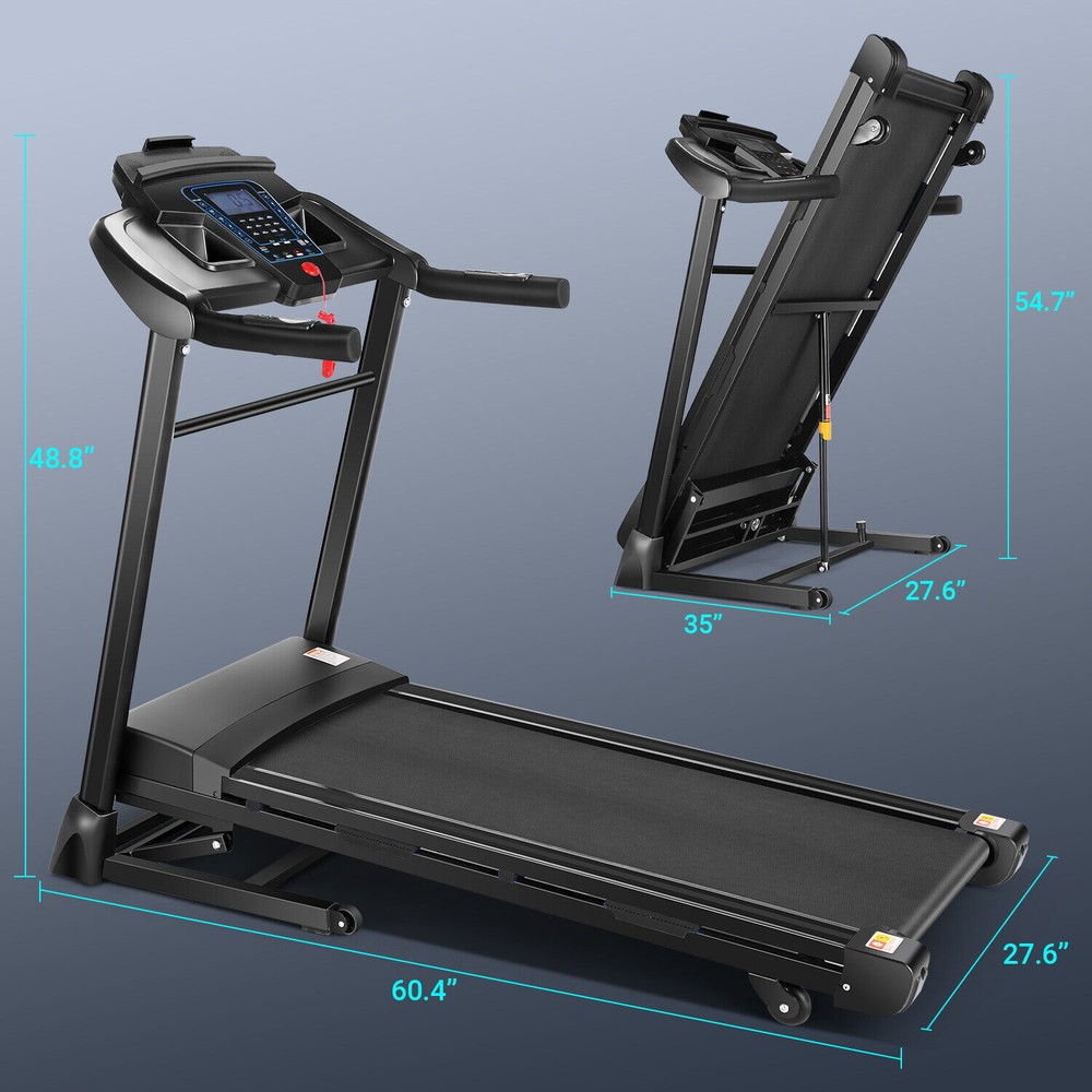 7-layer High-Tech Non-Slip &Shock-Absorbing Running Belt Treadmill for Excercise