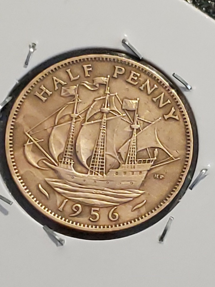 1956 Great Britain Half Penny !