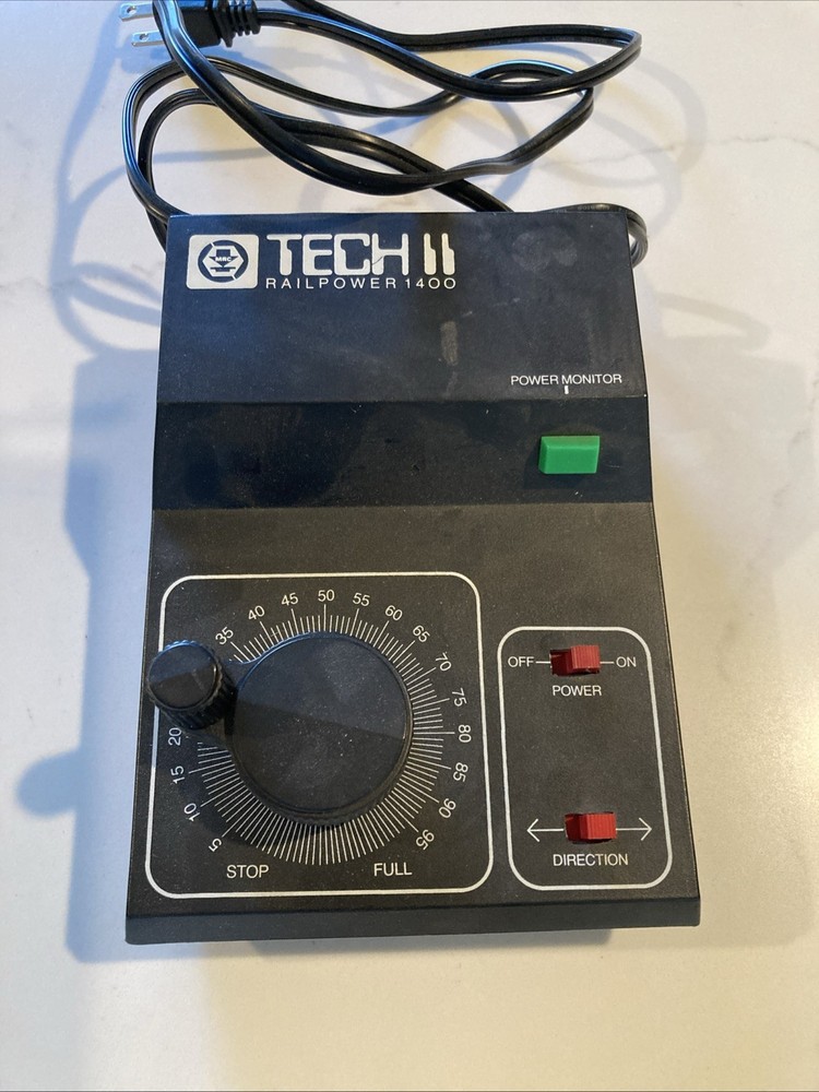 Tech ll Railpower 1400 Model Train Control *Untested*