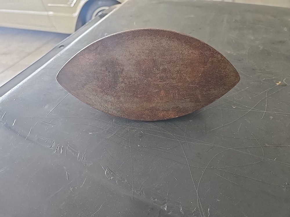 Vintage Asbestos Sad Iron Heavy Cast Iron Primitive