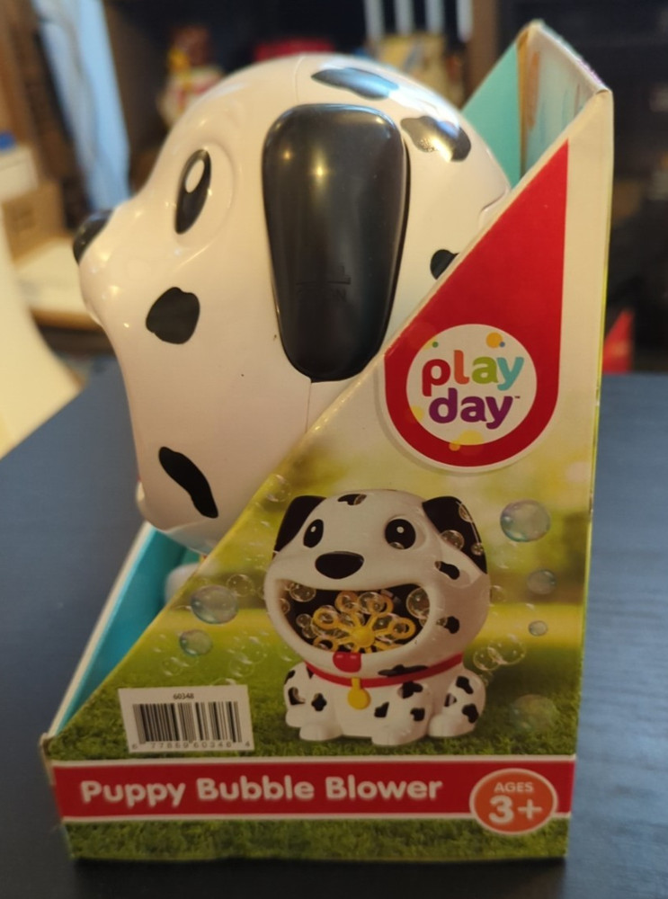 2024 Play Day Puppy Bubble Blower/Includes 4oz bubble solution D0826315
