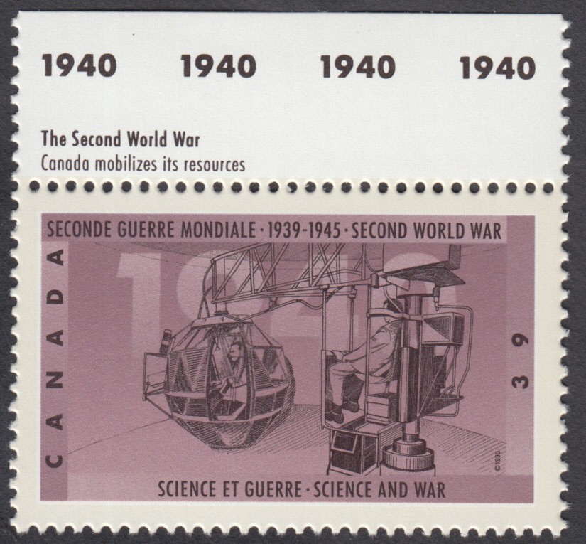 Canada - #1301 Second World War 1940  - MNH