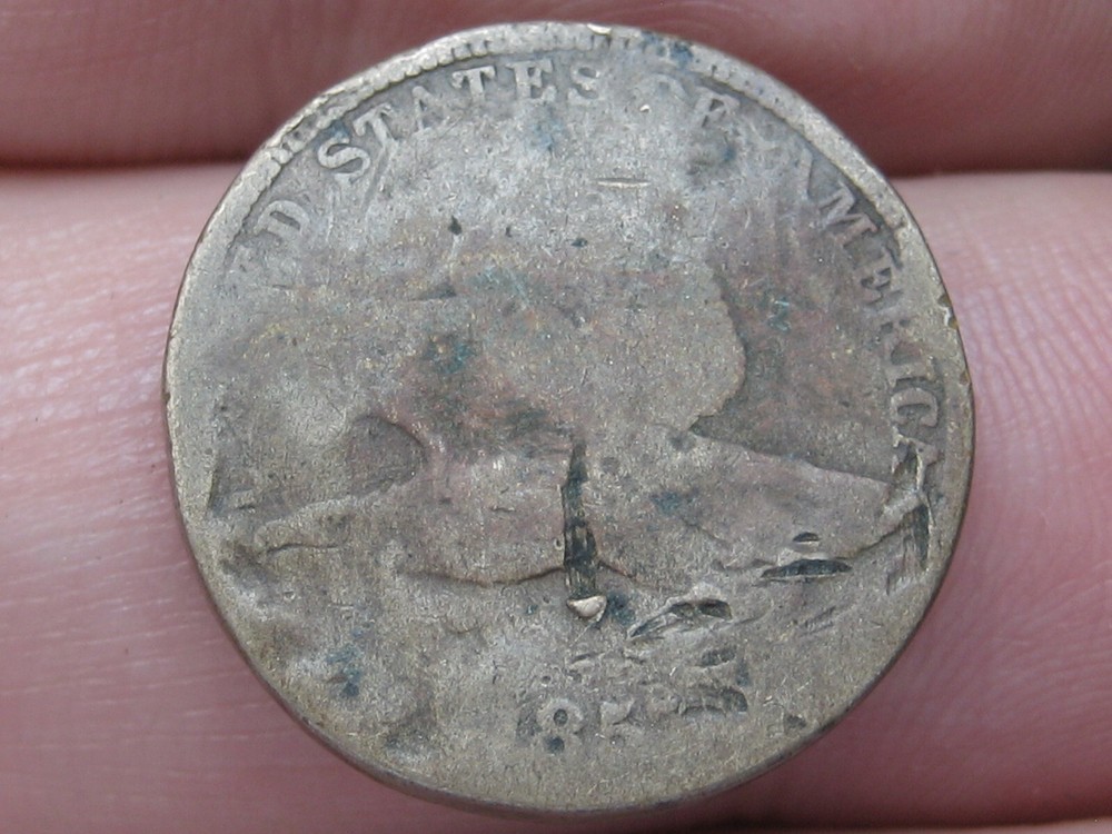 1857 Flying Eagle Penny One Cent- About Good Details