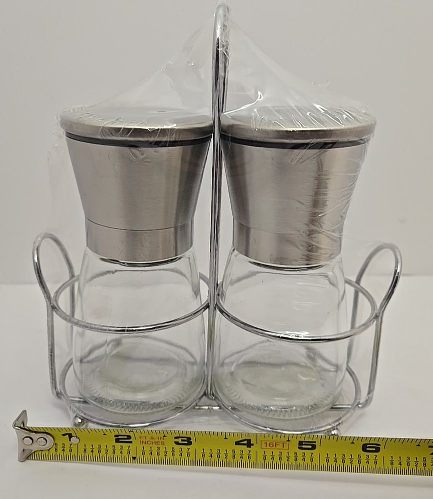 Studio Kitchen Spice Grinders Set Stainless Steel Construction, Ceramic Grinders