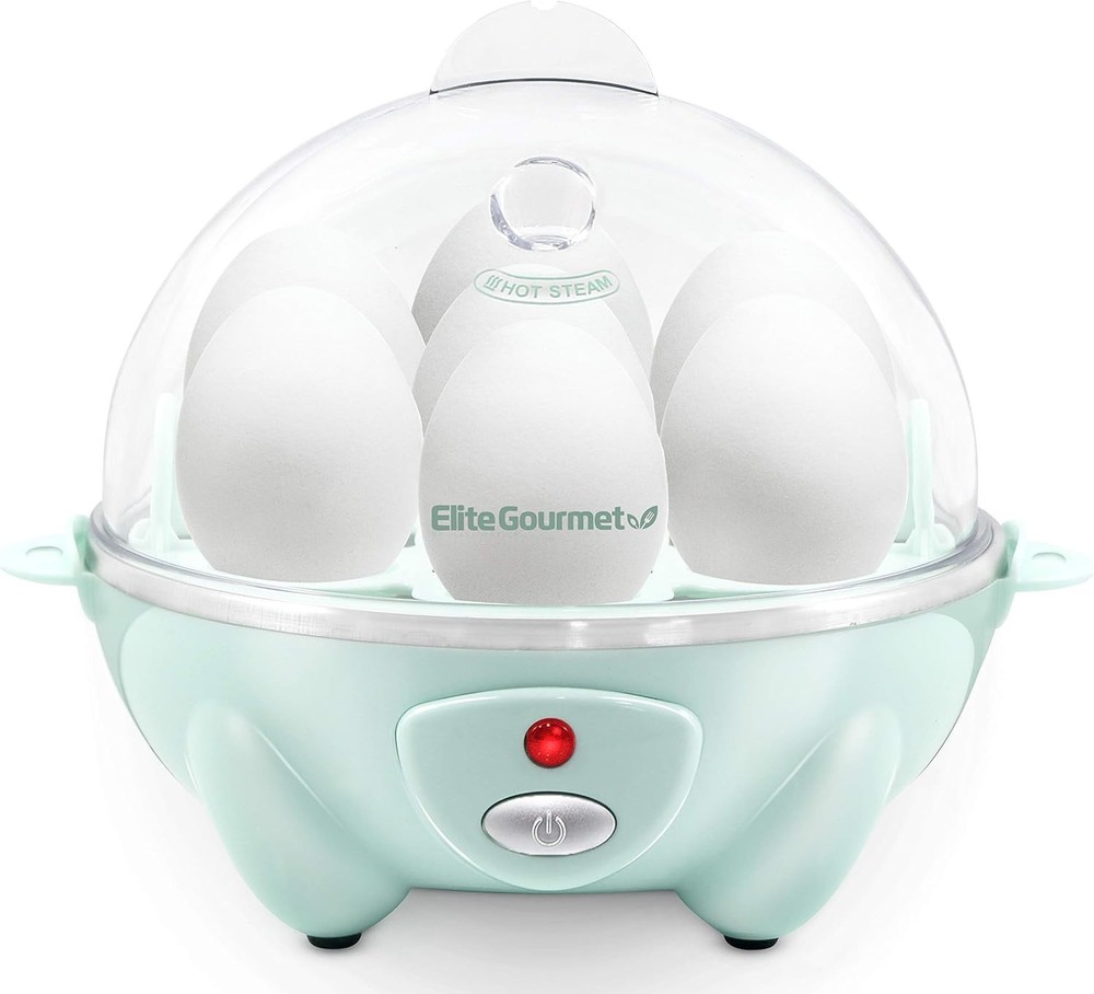 Compact Egg Cooker with Buzzer & Auto Shut-Off