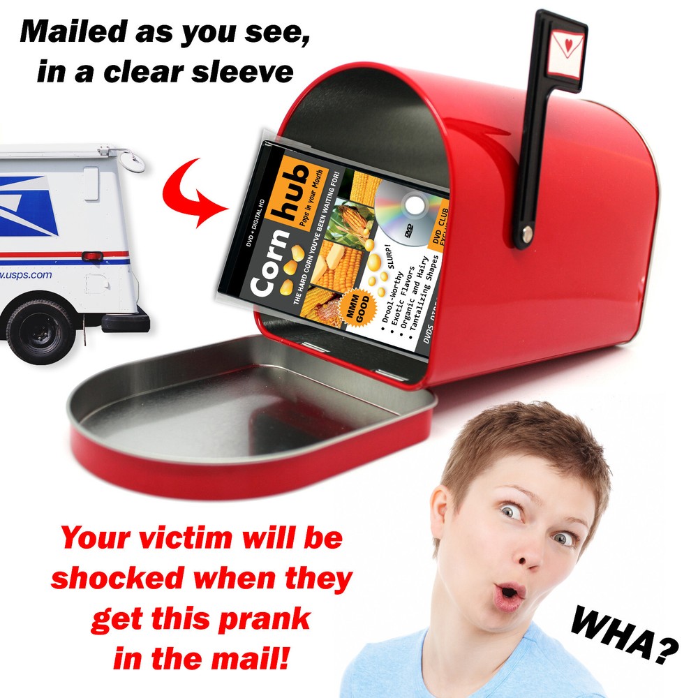 Corn Hub DVD and Fake Invoice Prank Mail Sent Anonymously!
