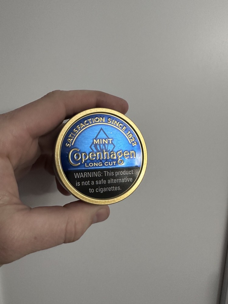Empty Copenhagen Mint Cans
