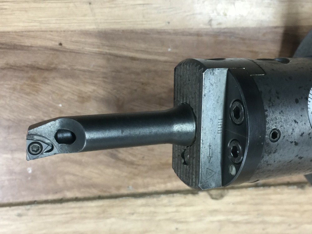 ETM ITS BORE BORING HEAD W. CAT 50 SHANK