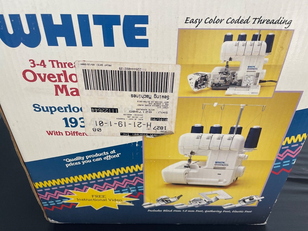 White Superlock Model 1934D NEW/SEALED