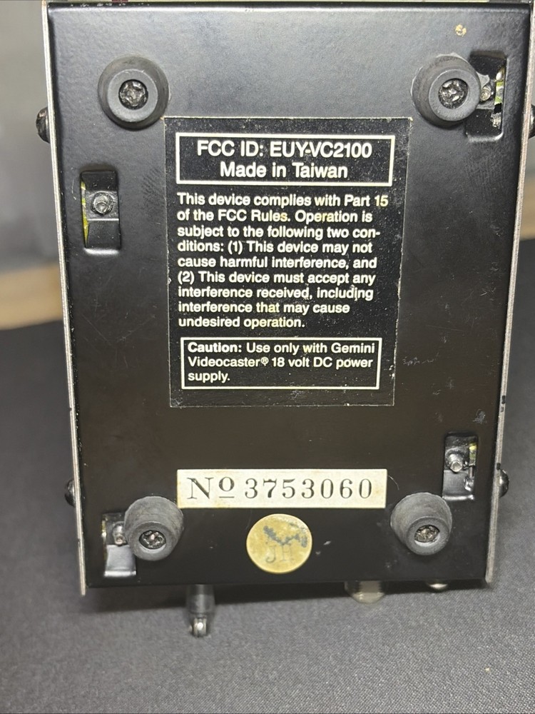 VTG Gemini Rabbit Videocaster Rcvr & Transmitter, Powers Up and Works!!