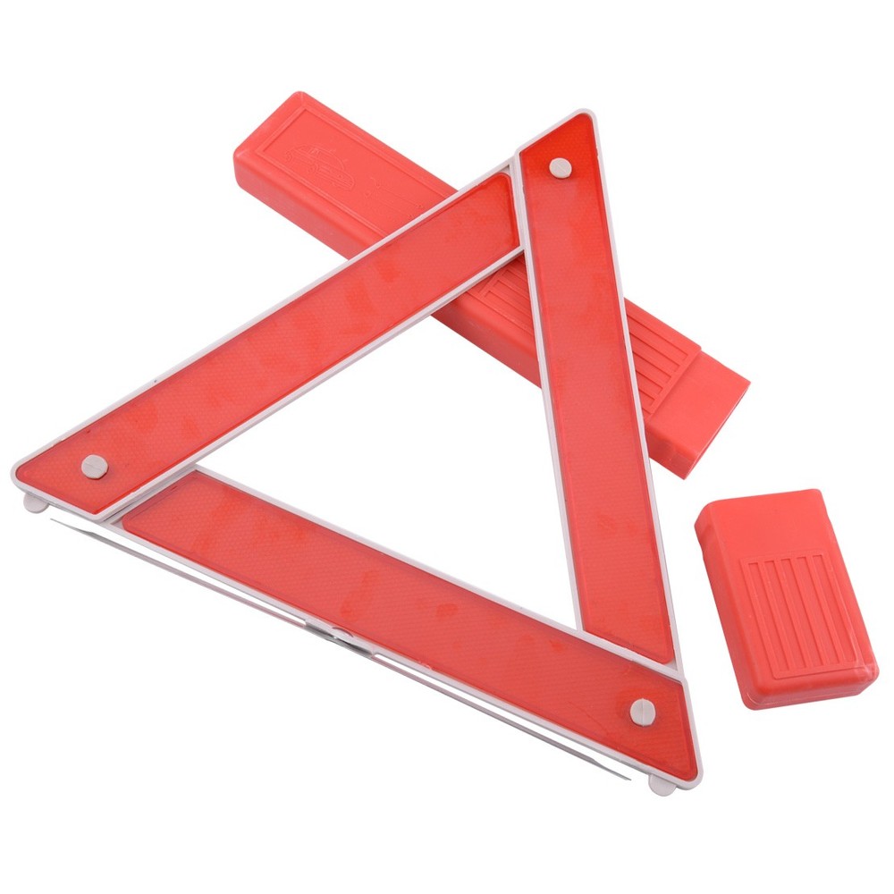 Car Emergency Breakdown Reflective Warning Triangle Frame Red Foldable Safety Yd