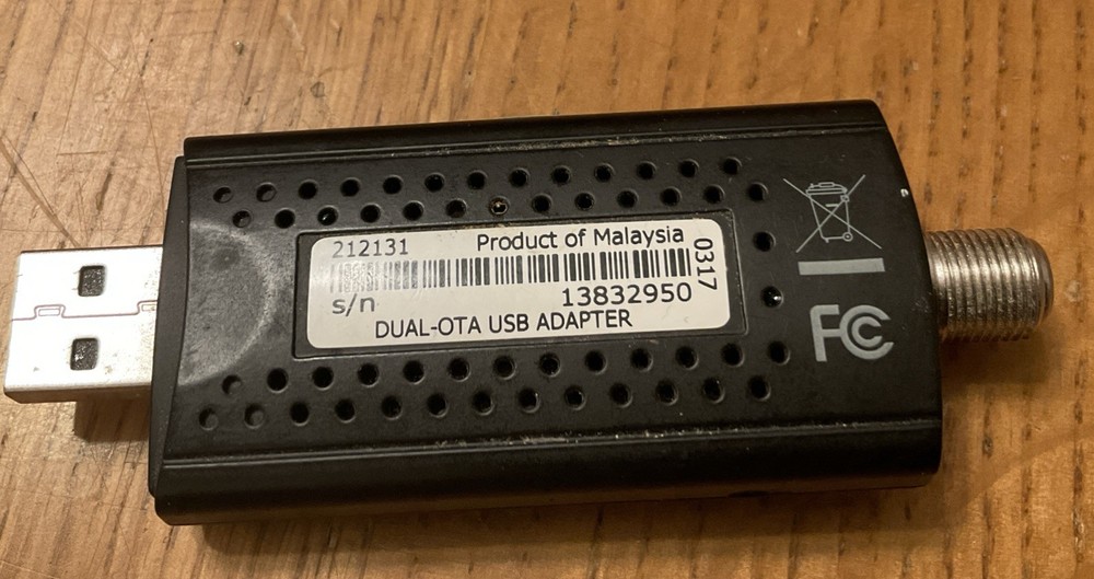 EUC Dish Network Dual OTA USB Adapter 212131