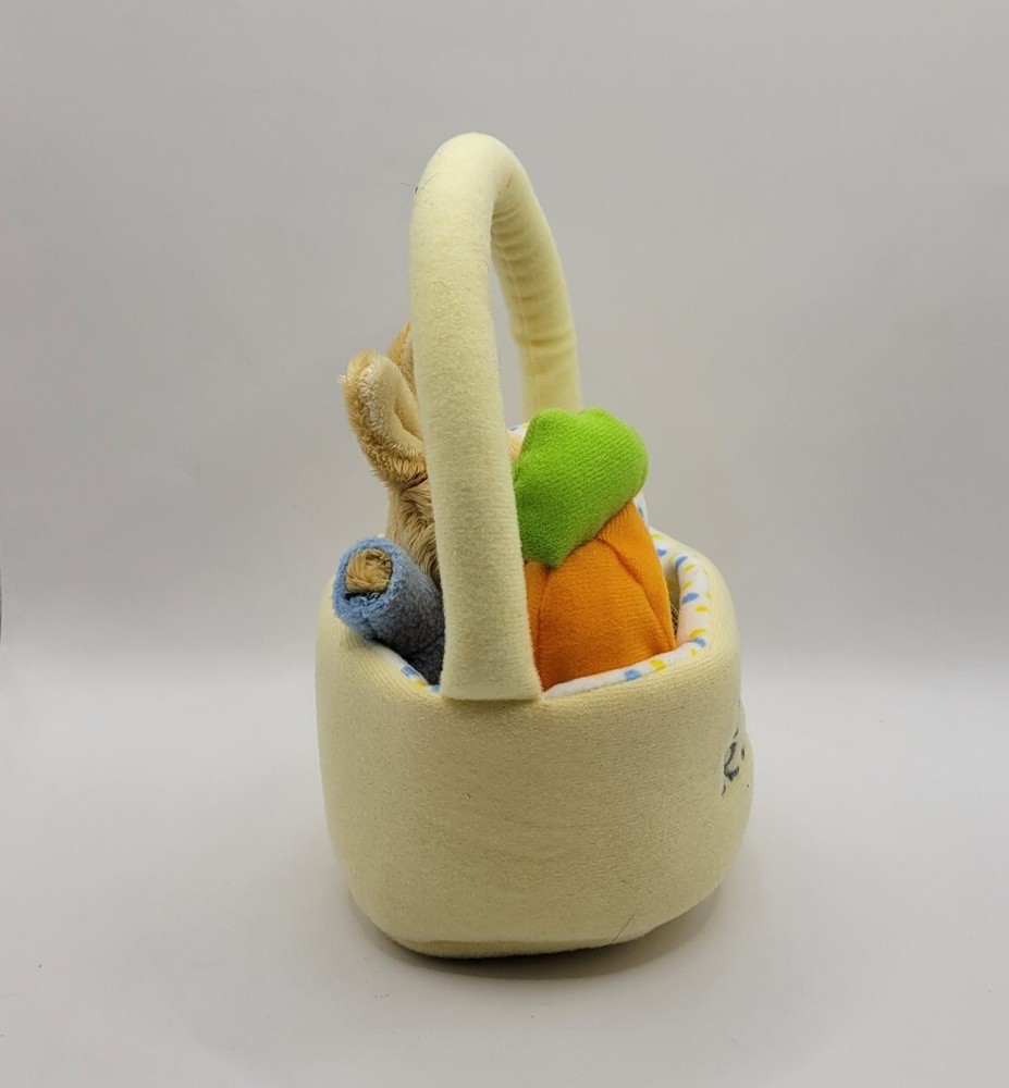 Beatrix Potter Peter Rabbit Plush Easter Basket 4-Piece Set NWOT