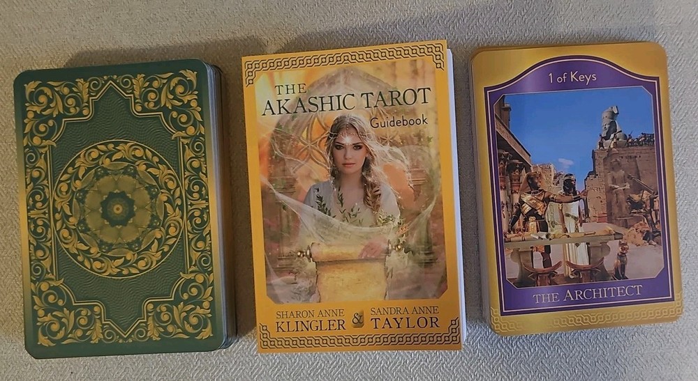 The Akashic Tarot 62-Card Deck with Guidebook
