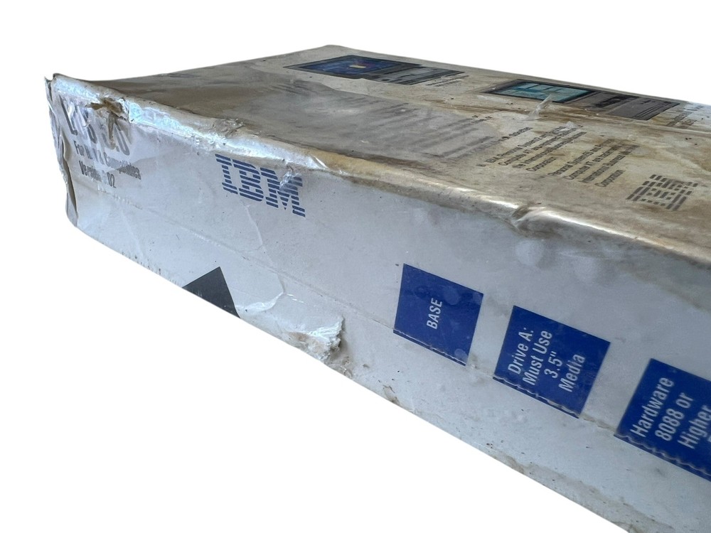 Microsoft MS-DOS 5.0 Sealed Damaged Box READ