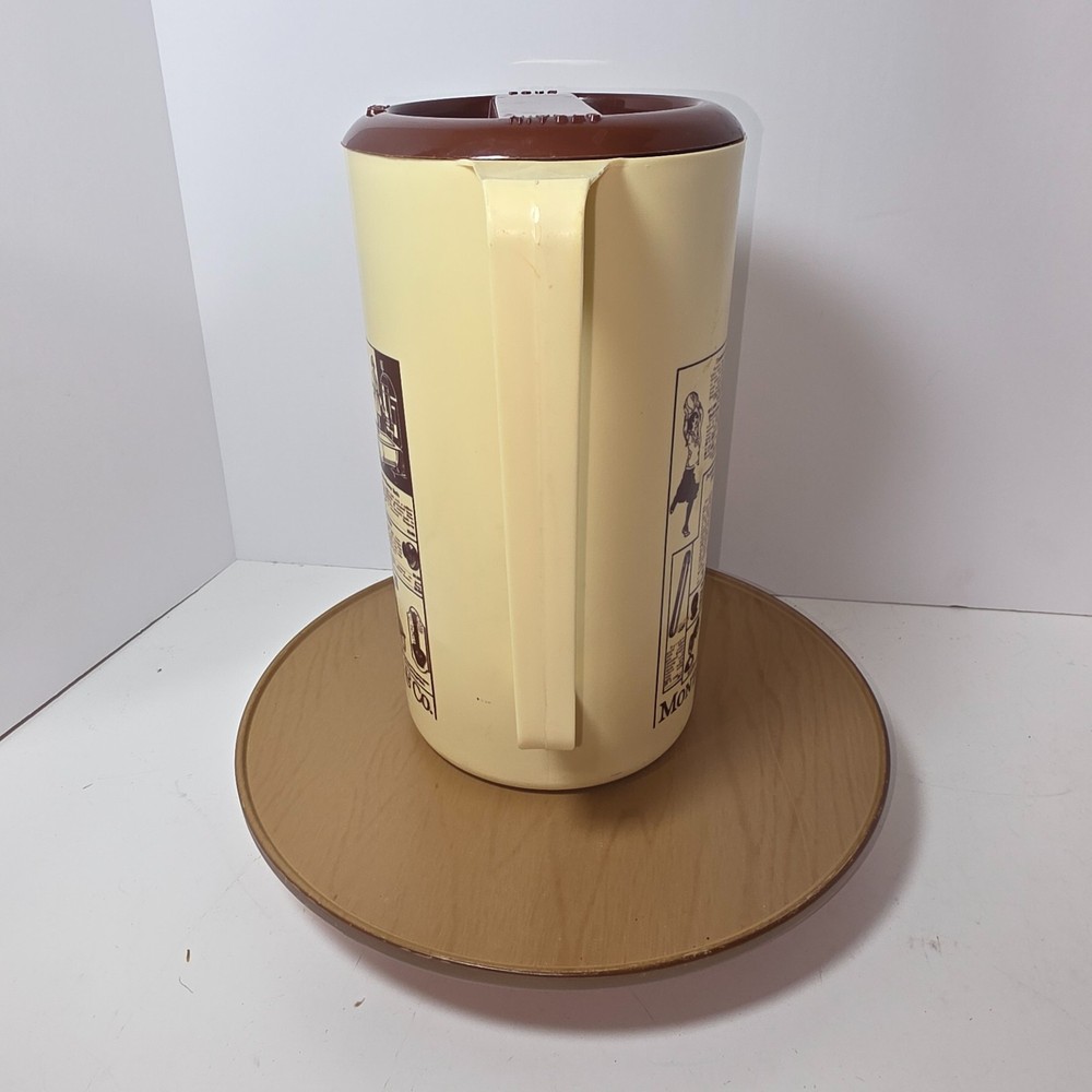 Vintage MONTGOMERY WARD & CO. Plastic Serving Pitcher - Catalog Design