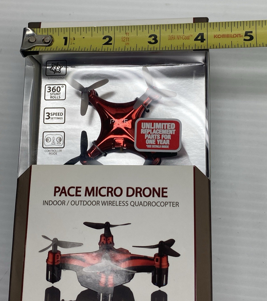 Micro Drone Propel Navigator Pace Wireless Quadcopter Beginner Stunt Drone Red