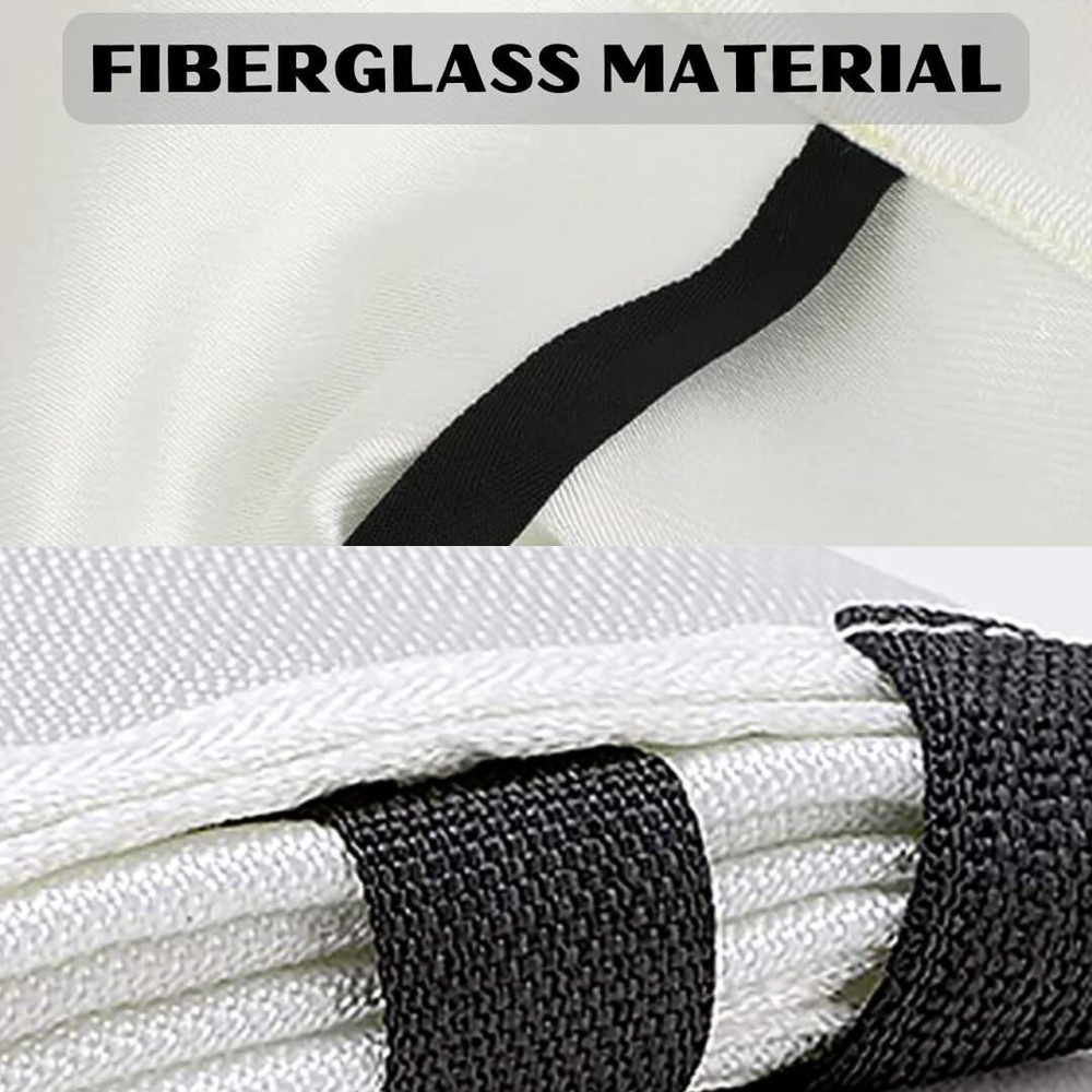 Fire Blankets 2 Pack Emergency Fire Suppression Heat Resistant Safety Blanket