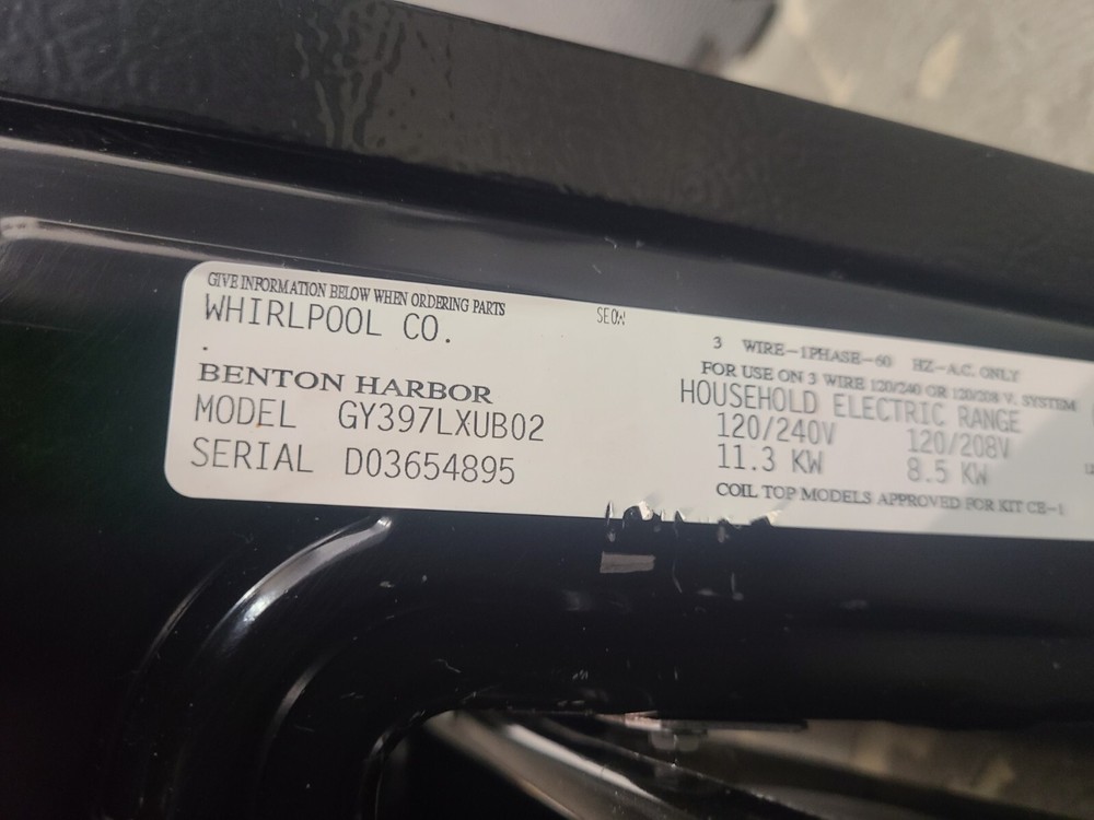 Genuine Whirlpool Range Oven, Control Board # 8507P390-60