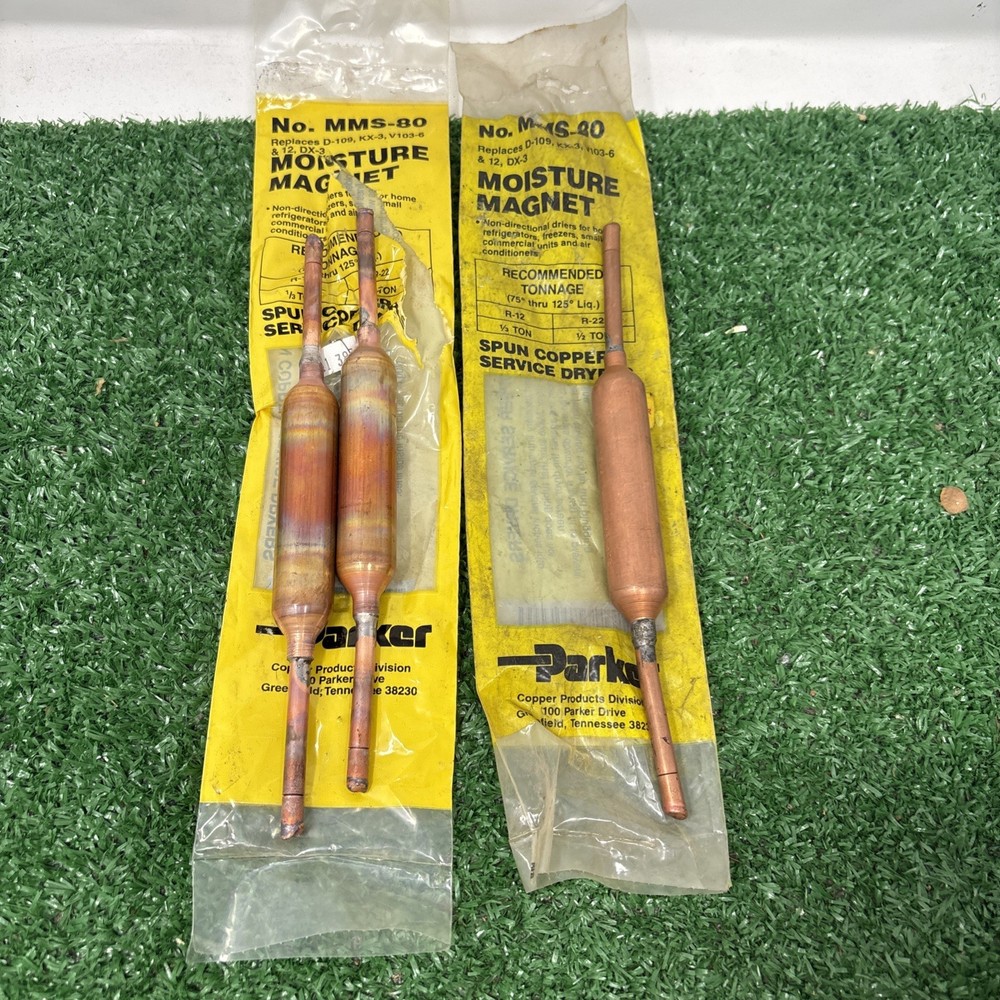 (3-Pack) Parker MMS-80 Moisture Magnet Refrigerant Drier