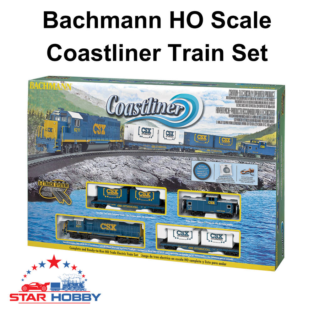 Bachmann 00734 Coastliner (HO Scale) model train set railroading