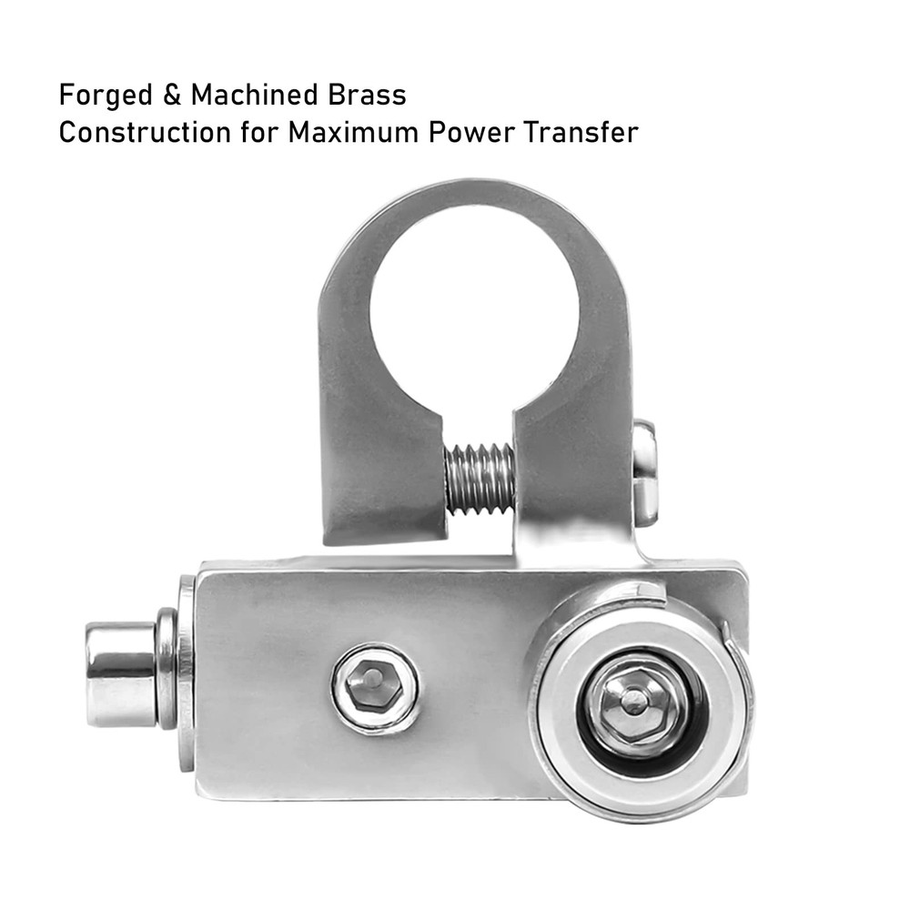Recoil BTO Solid Brass Positive Negative Battery Terminals with Adaptor...