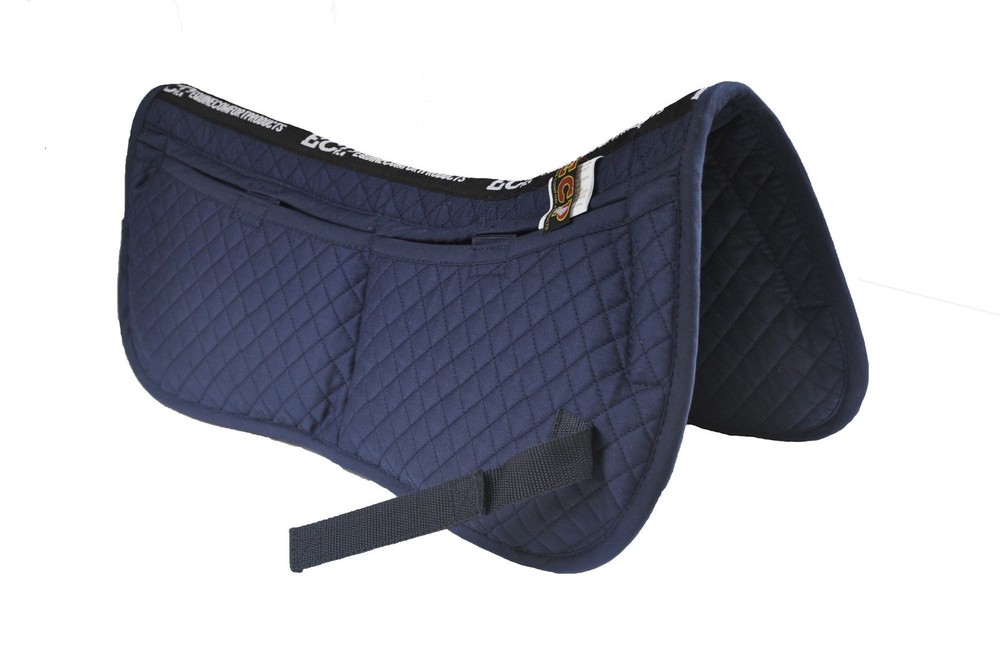 Correction Half Saddle Pad with Adjustable Memory Foam