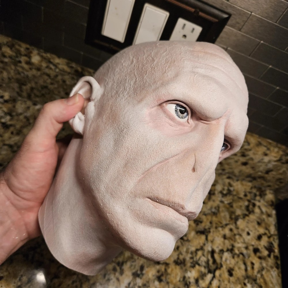 Voldemort harry potter head bust