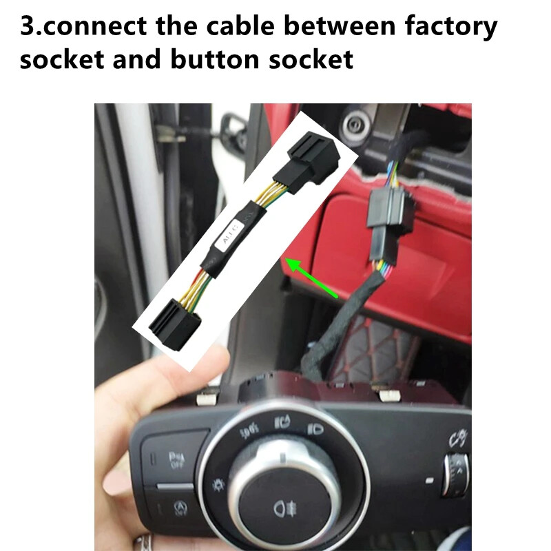 Auto A-OFF Device Engine Disable Plug Cable For Alfa Romeo Stelvio Giulia 17-23