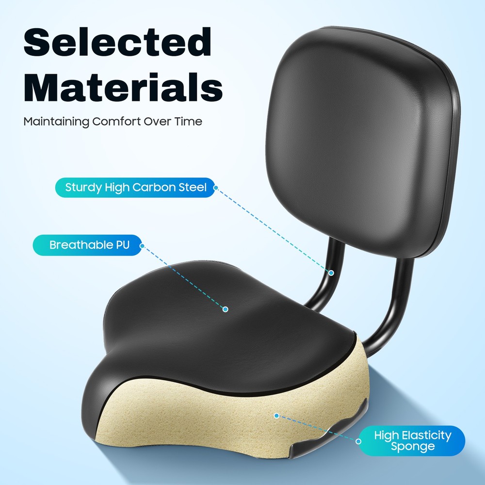 Tricycle saddle all black