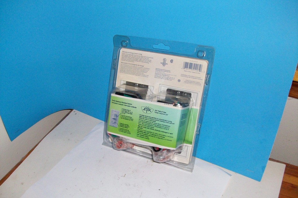 LEVITON DECORA OCCUPANCY SENSOR 2 PACK PR150 WHITE UNOPENED IN PACKAGE