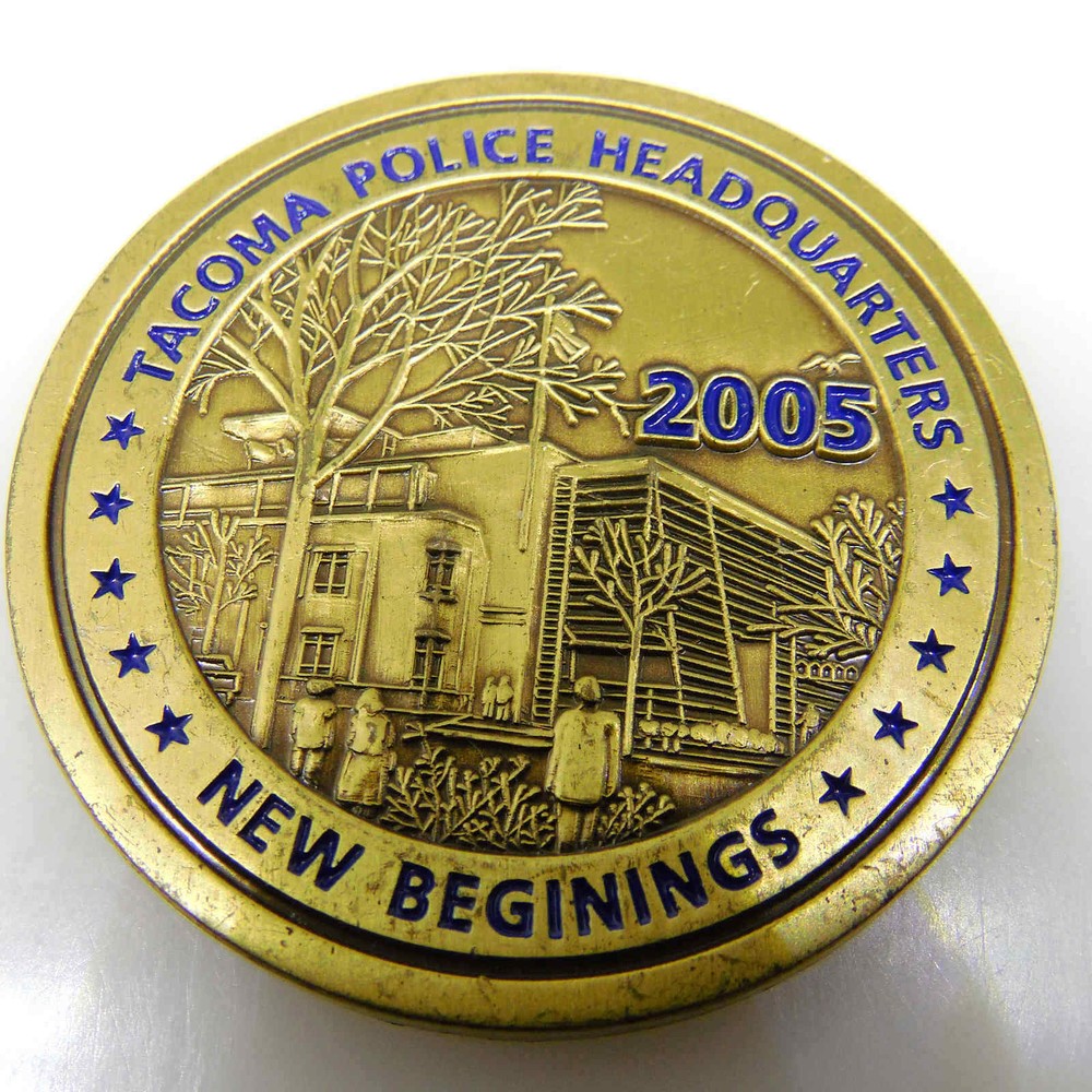 TECOMA POLICE HEADQUARTERS NEW BEGININGS CHALLENGE COIN