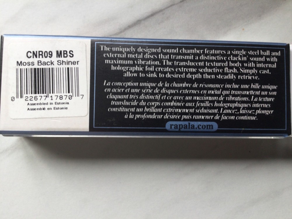 RAPALA - Clackin’Rap - 9cm - Moss Back Shiner.