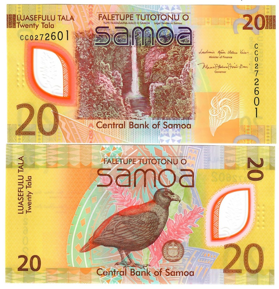 Samoa 20 Tala 2023 UNC "CC"