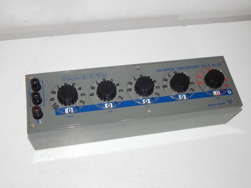 Crank resistance D05 resistance box box precision variable 0-9999.9 ohms 0.1