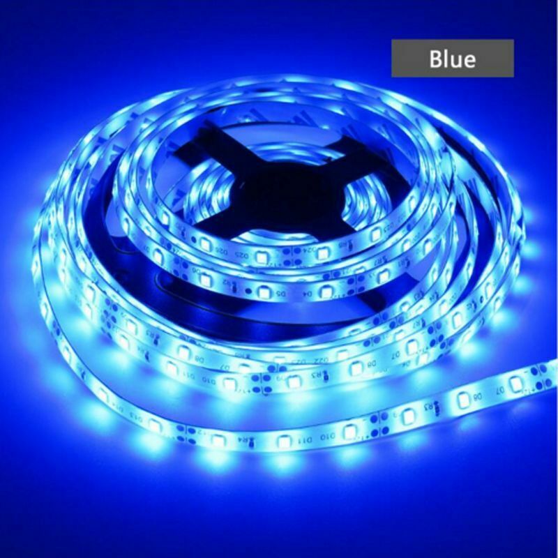 Blue Christmas Tree Decoration Lamp LED String Lights + Wireless Remote Control