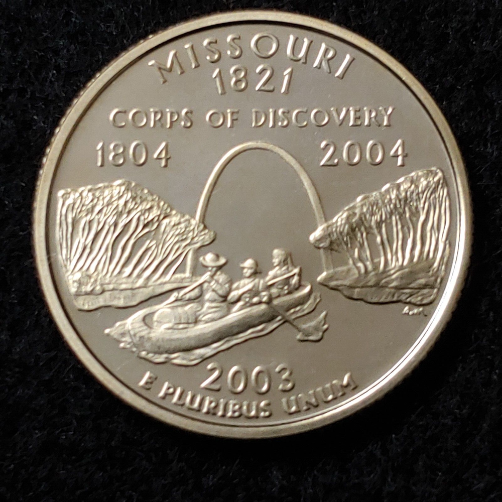 2003-S Missouri State Clad S Proof Quarter uncirculated