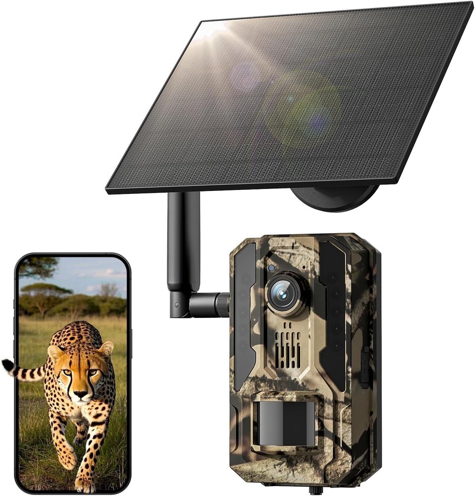 Advanced Night Vision Game Camera - 2K HD, Motion Detection & 4G Connectivity
