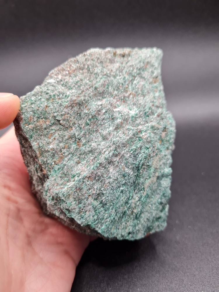 Fuchsite Specimen From Minas Gerais, Brazil, Cut Base, 349g