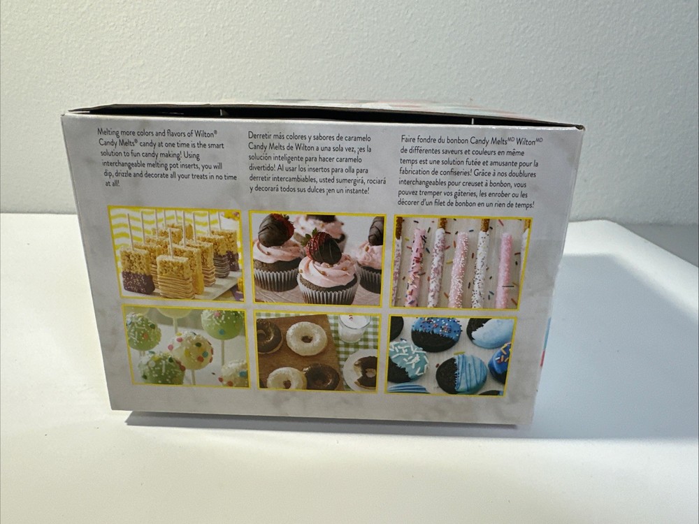 Wilton Candy Melts Dual Melting Pot Insert White Black NEW