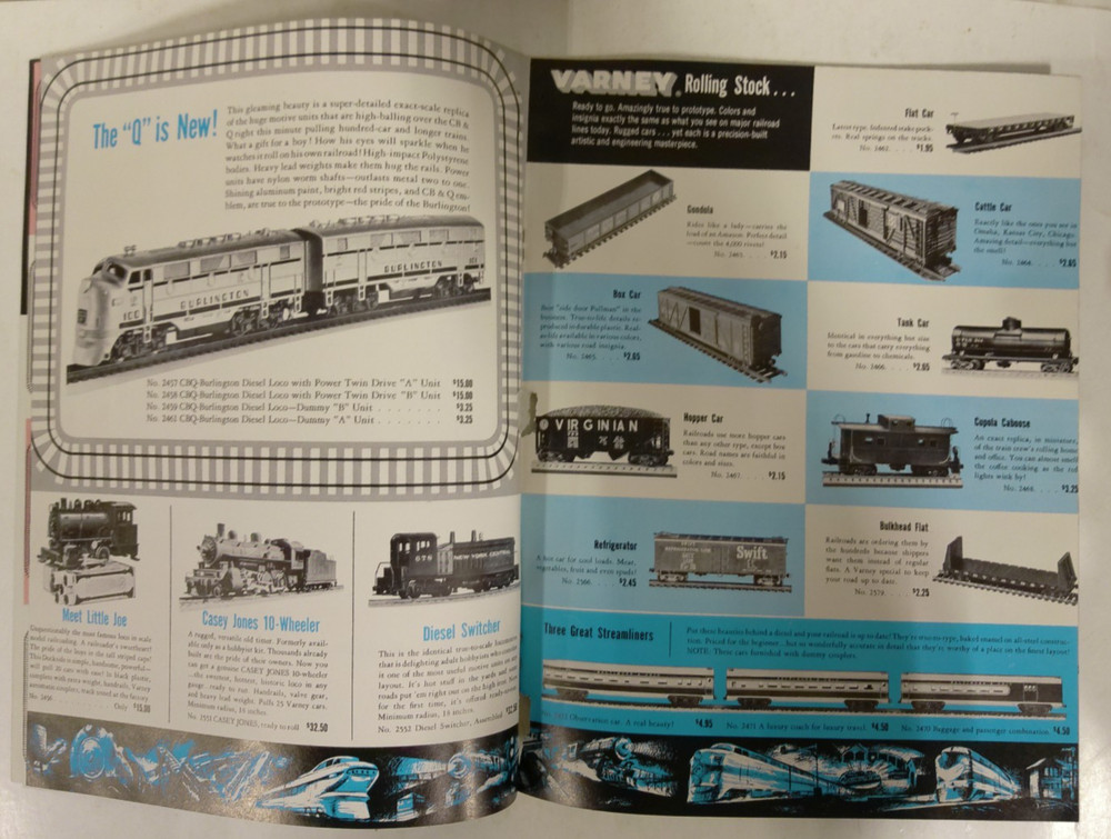 Varney HO Trains 1956 Catalog